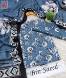 Printed Lawn 3 Piece Unstitched Suit Y -102 Summer Collection