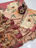 Shamoze Silk Digital Tye ‘N’ Dye 3pc Unstitched Suit - 140