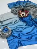 Shamoze Silk Digital Tye ‘N’ Dye 3pc Unstitched Suit - 164