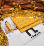Printed Lawn 3 Piece Unstitched Suit NT -105 Summer Collection