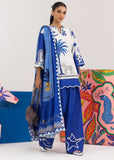 Shamoze Silk Digital Tye ‘N’ Dye 3pc Unstitched Suit - 221