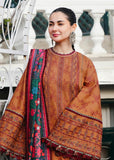 HUSSAIN REHAR - 3PC Unstitched Dhanak Embroidered Shirt with Printed Wool Shawl - D07