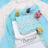 Bareeze Lawn Boring Work Shirt 3PC Embroiderey Best Quality Summer Collection - BD48