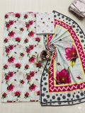 Printed Lawn 3 Piece Unstitched Suit Y -109 Summer Collection