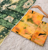 Printed Lawn With Shifoon Dupatta 3 Piece Unstitched Suit - Summer Collection - B 08