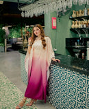 Shamoze Silk Digital Tye ‘N’ Dye 3pc Unstitched Suit - 143
